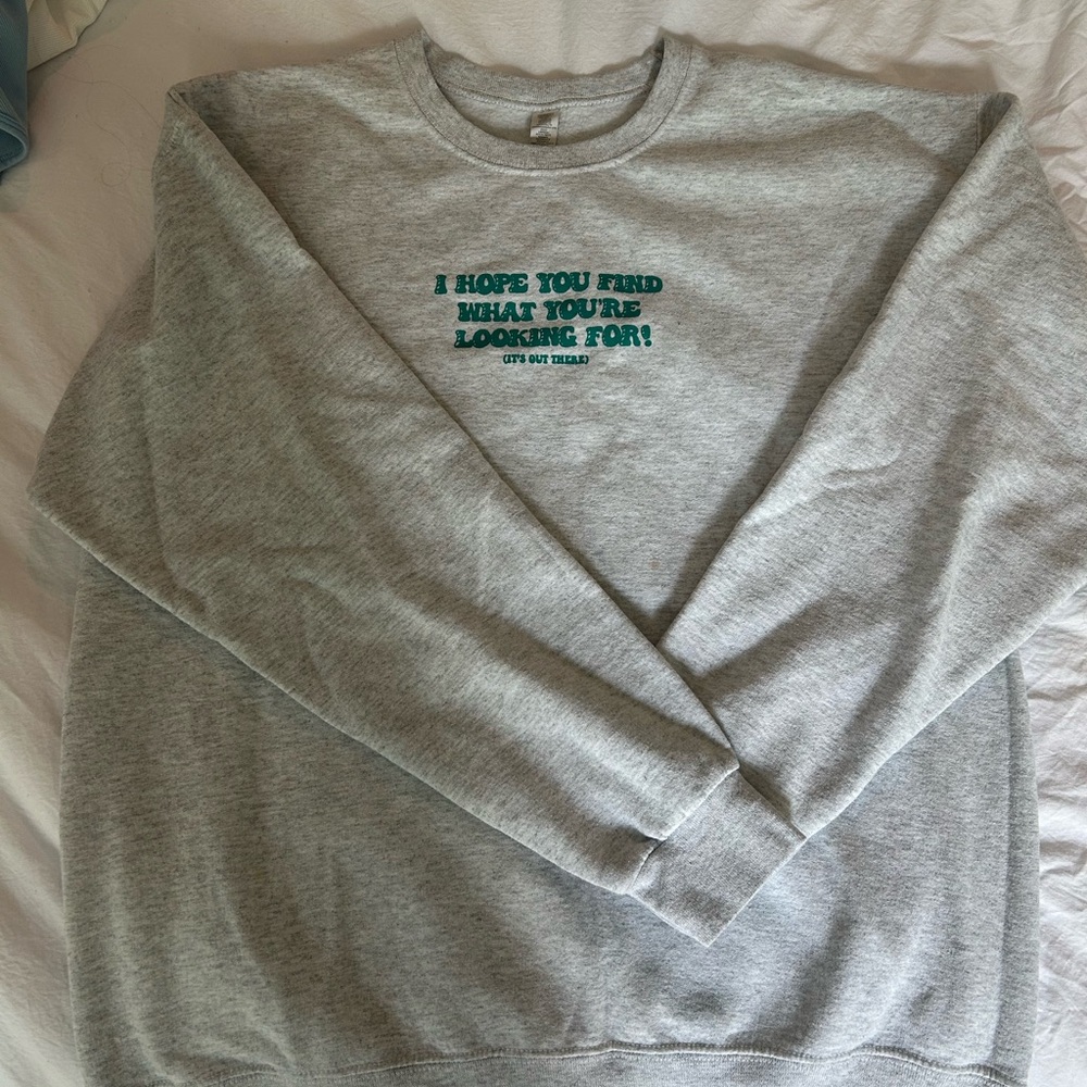 Gildan Gray Graphic Crewneck